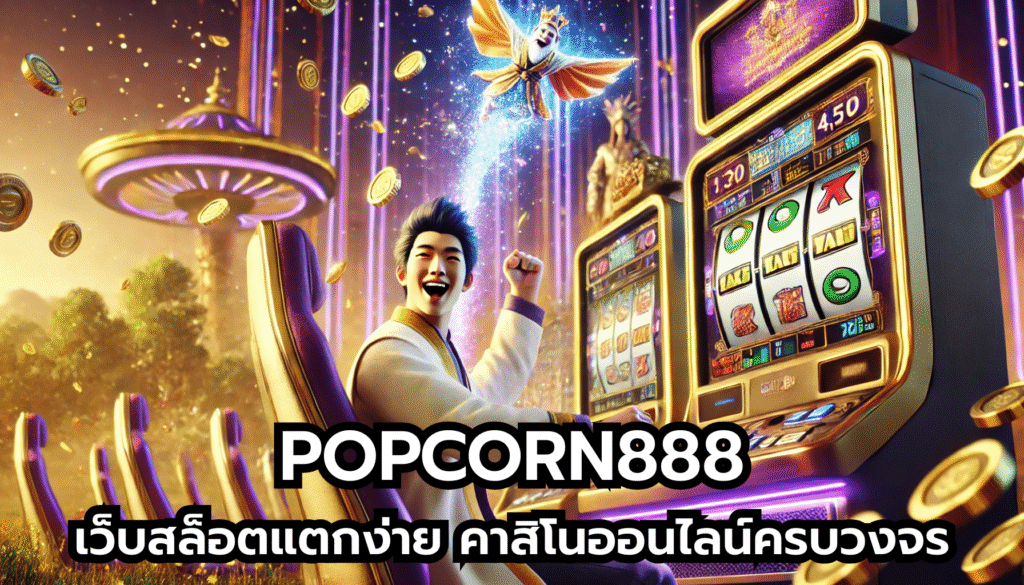 POPCORN888 เว็บสล็อตแตกง่าย คาสิโนออนไลน์ครบวงจร
